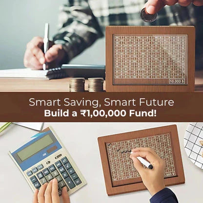 Vaultizio™ Premium Wooden Money Bank