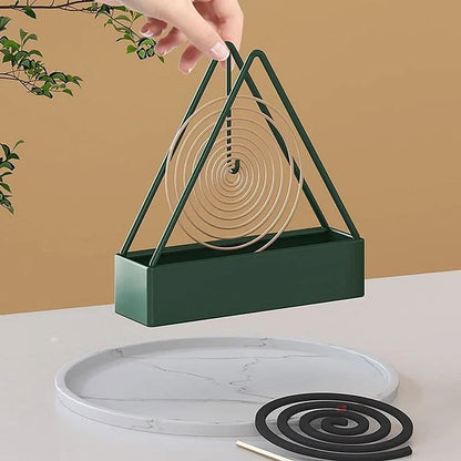 Triangular Shape Iron Mosquito Coil Holder