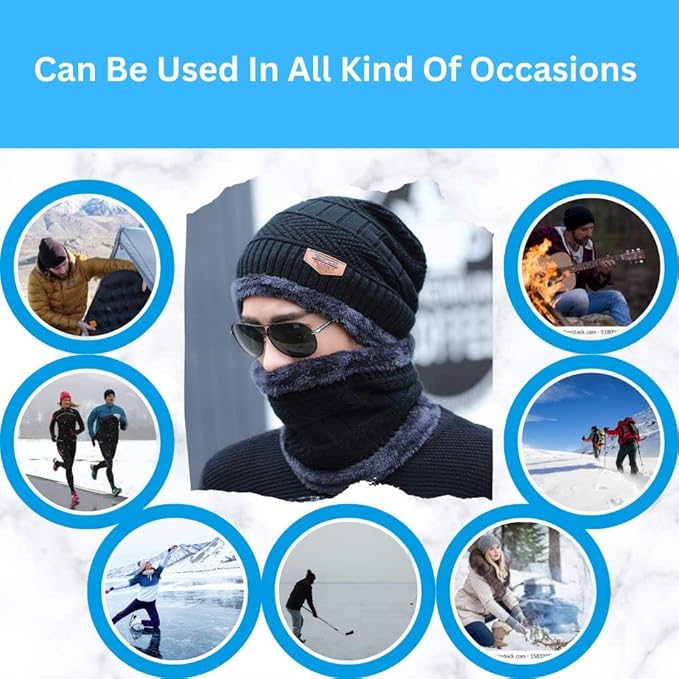 Woolen Cap Set (Unisex)